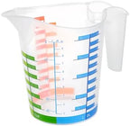 Tribello Measuring Cup Set 1 Cup and 1 Quart Plastic, With Easy To Read Measurements - BPA Free - 16oz & 32oz Liquid Measuring Cup - Spout Top for Pouring