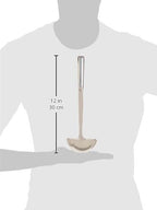 New Star Foodservice 52305 4 oz Hollow Handle Deep Soup Ladle, 13.25", Silver