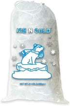 Ice Bags with Drawstring Closure | 20lb, 300ct/cs | 50 mic Thickness | Portable Storage and Freezer Keeper