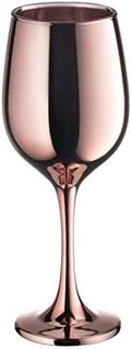 Vikko Décor Wine Glasses, Light Gold Wine Glass, 14 Oz Fancy Wine Glasses With Stem For Red And White Wine, Thick And Durable Wine Glass, Dishwasher Safe, Set Of 6