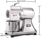 Commecial Electric Cheese Grater, 550W Heavy Duty Food Shredder, Electric Food Grinder Stainless Steel Great for Grating Cheese Peanuts Parmasan Bread Crumbs, commercial food processor