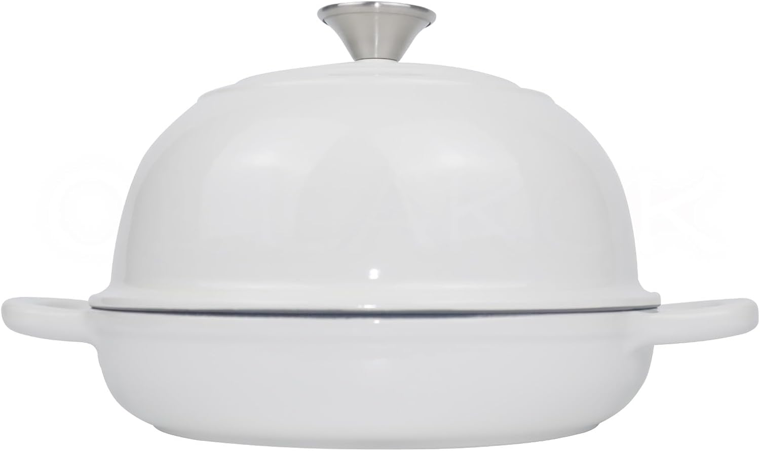 Dutch Oven for Bread Baking Bread Oven for Sourdough Bread Baking, Enameled Cast Iron Dutch Oven Pot with Lid 5 qt Cast Iron Bread Pan, White