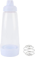 Pssopp Batter Dispenser and Mixer, Shaker Bottle Batter Mixer Pancake Batter Dispenser Mixer Pancake Bottle for Cupcakes Crepes Pancake Mix Muffins