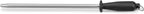 Premium Diamond Finished Black Carbon Steel Knife Sharpening Rod, 12 Inch