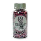 Confect Cake Decorating Sprinkles Mix – Pink & Purple Jimmies with Pearl Sugar Balls – Edible Cupcake & Cookie Topping for Baking, Party & Holiday Treats | Vegan, Gluten-Free, Soy-Free, Dairy-Free, Palm Oil-Free- 4.2 Oz