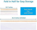 JOYIT 330 ft Cellophane Wrap Roll (31.5 in x 330 ft) - 3 Mil Thicken, Clear Bags, Wrapping Paper for Flower Gift Baskets (31.5" fold into 16")