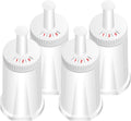 Filter - Replacement Water Filter Compatible with Breville Sage Claro Swiss For Oracle, Barista & Bambino - Compare to Part #BES008WHT0NUC1. Pack of 4（First use without adding coffee powder）
