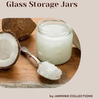 Jarming Collections Mason Jars - 16 oz Glass Extra Wide Mouth Pint Storage Jars with BPA Free Plastic Lids - Made in USA