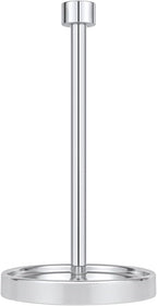 Ivilon Countertop Paper Towel Holder - Modern End Cap Minimalist Design - Color Chrome