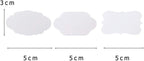 Pimoys 300 Pieces Gift Sticker Labels, 1.2*2inch Kraft Paper, Waterproof Labels for Jam Jars, Home Baking, Handmade Cosmetic, Holiday Presents, Lace Design
