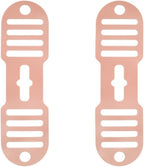 Silicone Lid Lock Strap for Crockpot Slow Cooker (6/7/8 Quart) - Universal Crockpot Lid Holder & Rubber Strap Alternative | Heat-Resistant, No-Spill Design Transport Accessories (Pink 2PCS)