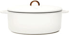 Great Jones Dutchess Cast Iron Dutch Oven Pot With Lid (Salt) - Large 6.75 Quart Size, Dual Handles - All Stovetop Safe - 500° Dutch Oven For Bread Baking | Dishwasher Friendly
