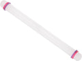 Fondant Rolling Pin, 20" Length, PP Plastic Non-Stick Guide Rings Fondant Roller Dough Roller - (Applications: for Baking Fondant DIY)