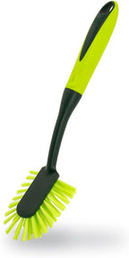 Pine-Sol Long Handle Dish Brush – Heavy Duty Bristle Kitchen Scrubber, Safe with Non-Stick Cookware (Pack of 12)