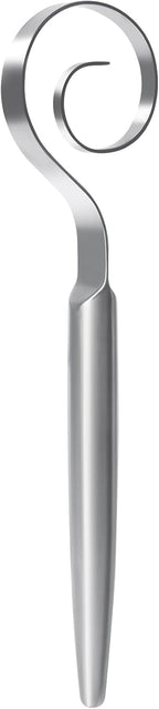 12" Seamless Dough Whisk, 18/10 Stainless Steel Bread Whisk, Danish Whisk for Sourdough, Pizza, Cookies, Pancake & Waffle, Easy to Clean Sour Dough Tools