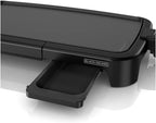 BLACK+DECKER 8-Serving Electric Griddle, GD2051B, Non-Stick Cooking Surface, Warming Tray, Removable Drip Tray, Family Sized