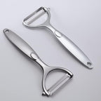 AMOUY Premium Peeler Set - Vegetable,Apple Peelers for Kitchen, Fruit, Carrot, Veggie,Potatoes Peeler,Y-Shaped Stainless Steel Peelers,with Ergonomic Non-Slip Handle & Sharp Blade,Good Sturdy (2PCS)