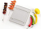 100% Stainless Steel Wire Cooling Rack Heavy Duty Roasting Rack for Baking Cooking Roasting Grilling By InBlossoms