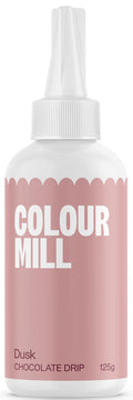 Colour Mill Chocolate Drip Easy-Melt Drizzle for Desserts, 125 Grams Dusk