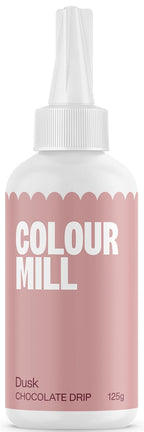 Colour Mill Chocolate Drip Easy-Melt Drizzle for Desserts, 125 Grams Dusk