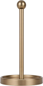 Ivilon Countertop Paper Towel Holder - Modern Sleek Ball Minimalist Design - Color Warm Gold
