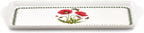 Pimpernel Botanic Garden Sandwich Tray, Vibrant Poppy - Durable Melamine Serving Platter for Indoor & Outdoor Use - Decorative Servware for Crudité & Appetizer Tray, Dishwasher Safe (15" x 6.5")