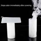 2 Pieces 6 x 6 Inch Silicone Tub Stopper Floor Drain Cover Sewer Anti-Odor Mat Deodorizing Drain Plugs for Kitchen, Bathroom and Laundry