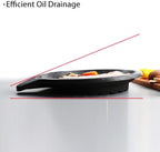 Stovetop Korean BBQ Grill Pan, 15 inch, Cast Aluminum, for indoor outdoor
