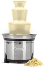 Sephra Belgian WHITE Fondue Chocolate - Fountain Ready Imported Belgian Chocolate for Melting - Organic Baking Chocolate - White Couverture Chocolate HALAL, Vegan & Gluten Free, 2lbs