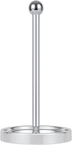 Ivilon Countertop Paper Towel Holder - Modern Sleek Ball Minimalist Design - Color Chrome