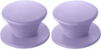JoyTube Universal Pot Pan Lids Replacement Knob, Silicone Heat Resistant Pan Cover Holding Handles BPA Free Dishwasher Safe Fits Skillets and Kitchen Cookware (Pack of Two-Purple)