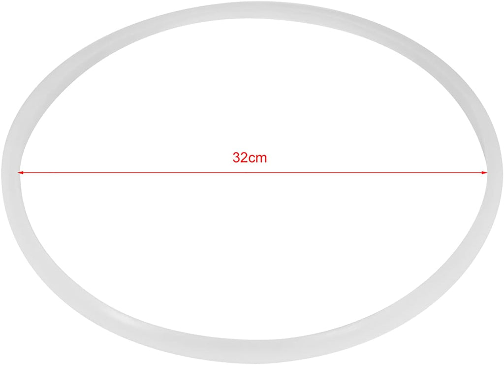 Silicone Sealing for Pot, Replacement Clear Silicone Gasket Sealing for Home Pressure Cooker Kitchen Tool(32CM in Diameter)