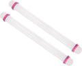 Fondant Rolling Pin, 18" Length, PP Plastic Non-Stick Guide Rings Fondant Roller Dough Roller - (Applications: for Baking Fondant DIY), 2-Pieces