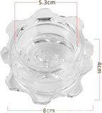 2025 New Garlic Twister,Garlic Press,Garlic Peeler,Ginger Grater,Mini Garlic Mincer (Clear)