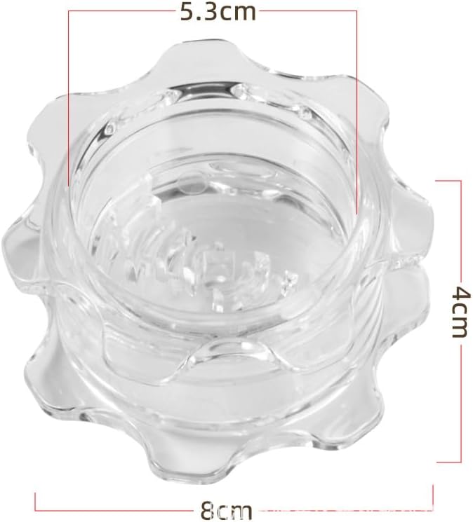 2025 New Garlic Twister,Garlic Press,Garlic Peeler,Ginger Grater,Mini Garlic Mincer (Clear)