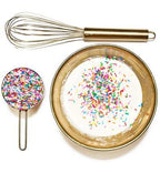 Fancy Sprinkles Classic Rainbow Crunchy Jimmies, Real Sugar, For Ice Cream, Cookies, Cakes, Cupcakes, Dessert Decorating, Original, Mulit-Colored, Rainbow Sprinkles (0.5c)
