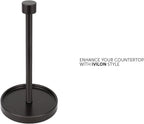 Ivilon Countertop Paper Towel Holder - Modern End Cap Minimalist Design - Color Oil Rubbed Bronze