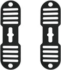 Silicone Lid Lock Strap for Crockpot Slow Cooker (6/7/8 Quart) - Universal Crockpot Lid Holder & Rubber Strap Alternative | Heat-Resistant, No-Spill Design Transport Accessories (Black 2PCS)