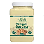 Pride of India - PACK of 6 - Garbanzo Bean Flour 1 lbs (454 gm) Earthy Nutty Slightly Sweet Taste Freshly Milled in Small Batches | Used for Baking Cooking Coating Thickening | Prepare Pancakes