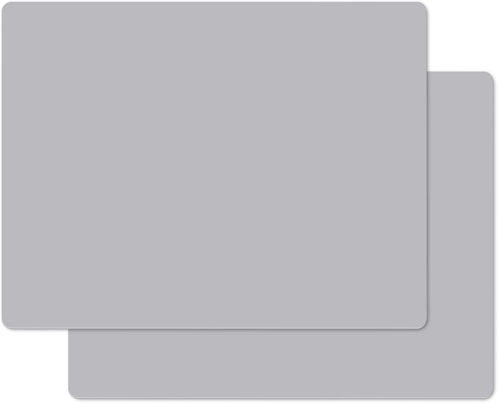 Gartful 2 Pack Silicone Mats for Countertop - 0.05" Thicker, 32" by 24" Extra Large Counter Table Protector, Heat Resistant, Work Desk Pad, Placemat, Multipurpose, Pastry Mat, Light Gray