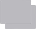 Gartful 2 Pack Silicone Mats for Countertop - 0.05" Thicker, 32" by 24" Extra Large Counter Table Protector, Heat Resistant, Work Desk Pad, Placemat, Multipurpose, Pastry Mat, Light Gray