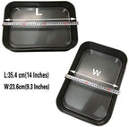 meleg otthon Springform Pan Cheesecake Pan Leakproof Cake Pan Bakeware Rectangle Nonstick Removable Bottom Black 10.6"D x 15.4"W x 3"H