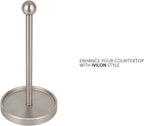 Ivilon Countertop Paper Towel Holder - Modern Sleek Ball Minimalist Design - Color Brushed Nickel