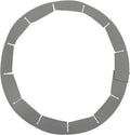 Silicone Pie Crust Shields, Adjustable Baking Pie Crust Shield Protector Cover for Edges, Baking Protectors Cover Ring Fits 8-11.4 Inch (Grey-1pcs)