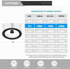 Universal Lid for Pot,Pan,Skillet Fits 6.5",7",8" Cookware Silicon lid Dishwasher Safe, Replacement Lid Vented Tempered Glass with Heat Resistant Silicone Rim By HR Huare Technology, Black,1 Pack