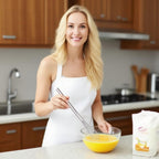 FLYINGSEA Whisk,Mini whisk,Small whisk,Cooking and Kitchen Gadget 1 Pcs.