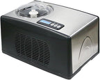 Whynter Ice Cream Maker Machine 1.6 Qt. Automatic with Built-In Compressor, LCD Digital Display & Timer, No Pre-Freezing, ICM-15LS, Stainless Steel