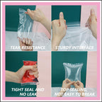 iMailer - 200 Pcs- 11" x 14" Reclosable Plastic Zip Poly Bags- Clear Zip Bag for Prints, Photos, Documents, Clothing, T-Shirt