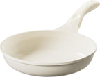 Redchef Ceramic Frying Pan, Small Nonstick Frying Pan, Non Stick Pans for Eggs & Omelets, PFOA & PFAS-Free, Fast & Even Heat, Compatible with All Cooktops, Dishwasher Safe, Beige White, 9.5"