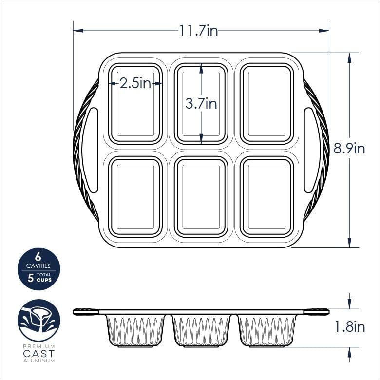 Nordic Ware Procast Mini Loaf